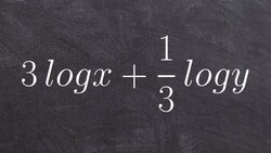 Learn the steps to condense a logarithmic expression Instructional Video