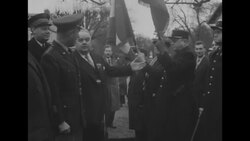 Gen. Alfred Gruenther receives honorary citizenship from French village of Marnes la Coquette News Clip