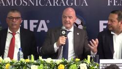 VOICED : Infantino visita Nicaragua y promete apoyo para desarrollo del fútbol News Clip