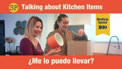 Learn Spanish Kitchen Vocabulary Review Instructional Video