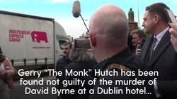 Gerry Hutch leaves court after being found not guilty of murder of David Byrne at Regency Hotel News Clip