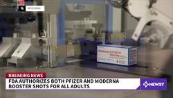 FDA Authorizes Pfizer And Moderna Booster Shots For All Adults News Clip