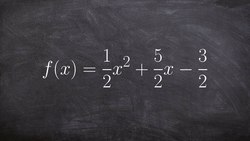 Determine the zeros of a polynomial by factoring Instructional Video