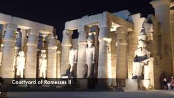 Egypt, Luxor - Temple of Luxor Stock Footage