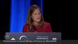 Parliament resumes Monday with Liberals down in the polls News Clip