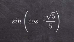 Evaluating the composition of Functions using Right Triangles Instructional Video