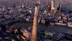 UK: Aerial views of London as Government announces new month long lockdown due to coronavirus epidemic. News Clip