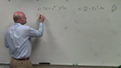 How to take the third derivative of a polynomial Instructional Video