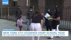NYC Students Start New School Year With Only Some In Classrooms News Clip