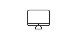 Computer mail notification concept 2d animation Stock Footage