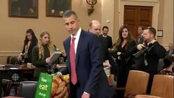 Heated exchanges at impeachment hearings News Clip