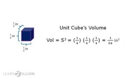Finding Volume of Rectangular Prisms with Fractional Edge Lengths Using Unit Cubes Instructional Video