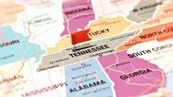 Tennessee from USA States Stock Footage