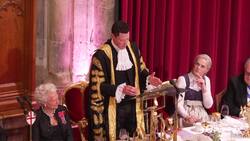 Alex Chalk delivers speech at Lord Mayor's banquet News Clip