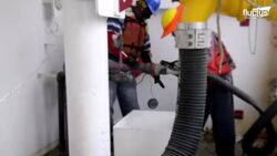 The Extreme Process of Refueling $13 Billion US Aircraft Carrier During Storms Instructional Video