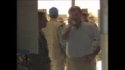 Dan Quayle meeting US Marines in Eastern Saudi Arabia News Clip