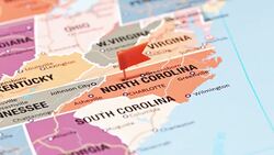 North Carolina from USA States Stock Footage