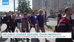 Belarus President To Protesters: No New Elections 'Until You Kill Me' News Clip