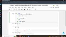 Python for OOP - The A to Z OOP Python Programming Course - Dunder Methods or Magic Methods Instructional Video