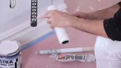 How to Paint a Wall with a Paintbrush & a Paint Roller Instructional Video