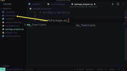 Use functions or APIs from external libraries to develop a computer program : Creating a Package Instructional Video
