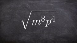 Breaking down a radical and to simplify a radical to a higher powers root Instructional Video