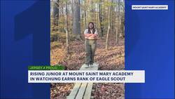 Jersey Proud: Founding member of Chatham Boy Scout troop earns her Eagle Scout rank News Clip