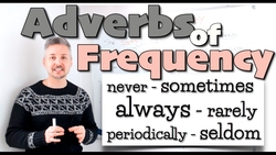 Lesson on Adverbs of FREQUENCY (never, sometimes, always, rarely, periodically, seldom, etc.) Instructional Video