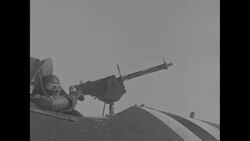 US Army Air Corps planes in the air and parked on snowy airfield in NH during maneuvers News Clip