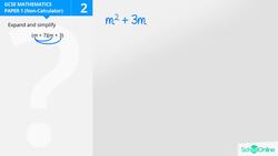 GCSE Secondary Maths Age 13-17 - Algebra: Expand and Simplify brackets - Explained Instructional Video