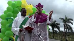 Colombian bishop hopes holy water will curb crime News Clip