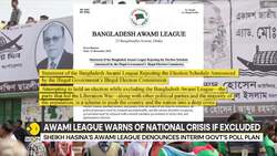 Sheikh Hasina’s Awami League Denounces Interim Government’s Election Plan News Clip