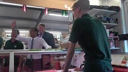 RIshi Sunak visits farm shop in North Wales News Clip