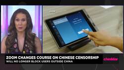 Zoom Shifts Course on China's Censorship News Clip