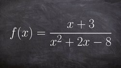 Finding the vertical and horizontal asymptotes Instructional Video
