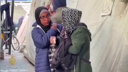 Palestinians attacked via land and air: Israeli soldiers force families from their tents News Clip