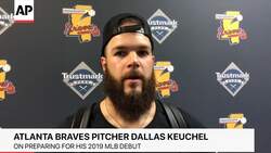 Braves pitcher Keuchel preps for season debut Instructional Video