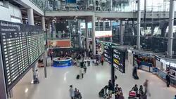 Flight schedules. Stock Footage