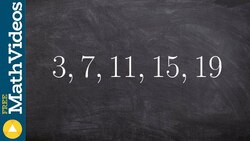 Math tutorial for writing the explicit formula of a sequence Instructional Video