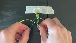 Fiber Knotted Keychain with Clay Charm, Part 2 Instructional Video