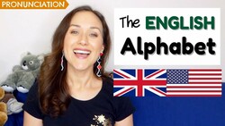 How to Pronounce the Alphabet in British and American English Instructional Video