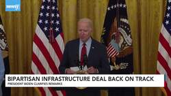 Bipartisan Infrastructure Deal Back On Track News Clip