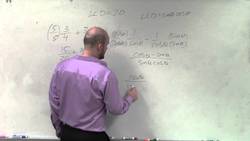 Add and subtract fractions with unlike denominators for trigonometric expressions Instructional Video