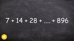How to write the sum in sigma notation given a geometric sequence Instructional Video