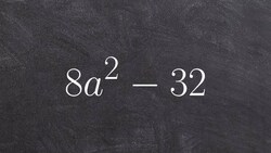 Using the formula for difference if two squares to factor a polynomial Instructional Video