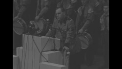 Fritz Kuhn addresses a rally of the German-American Bund organization in New York, stating fight for "Gentile-ruled United States" News Clip