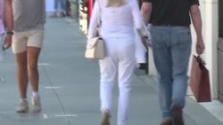 CLEAN : Shoppers wear face masks in Beverly Hills amid pandemic News Clip