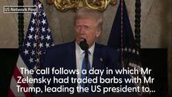 Starmer gives support to ‘democratically elected’ Zelensky after Trump tirade News Clip