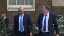 Sajid Javid and Julian Smith Arrive for First Cabinet Meeting in Boris Johnson's Government News Clip