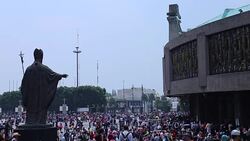 Basilica of Our Lady of Guadalupe Stock Footage